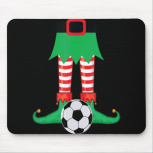 Xmas Matching Soccer Elf Pajama Christmas Team S T Mouse Mat