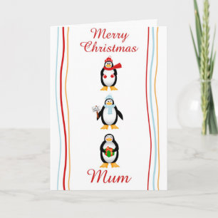 Xmas mom greeting card