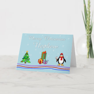 Xmas nephew greeting card