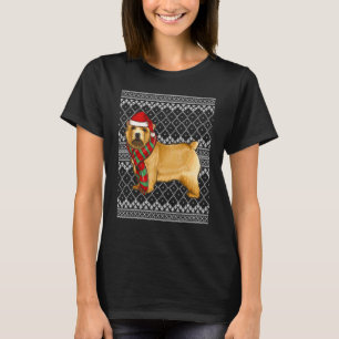 Xmas Norwich Terrier Santa Claus Hat Ugly Christma T-Shirt