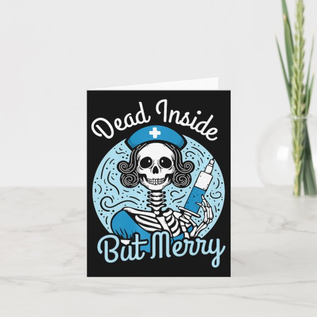 Xmas Nursing Healthcare Worker Medical Christmas N Card (Front)