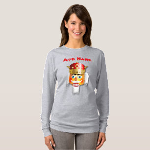 Xmas Nutcracker King Cartoon T-Shirt
