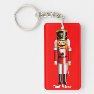 Xmas Nutcracker Toy Soldiers Key Ring