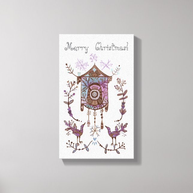 xmas ornamental canvas prints (Front)