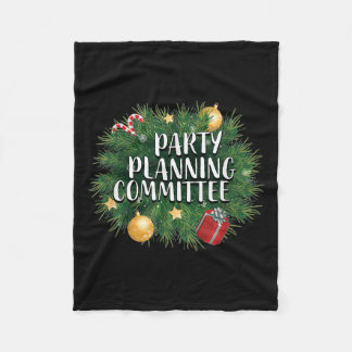 Xmas Party Planning Tees &amp; Aparel _ Red Party  Fleece Blanket