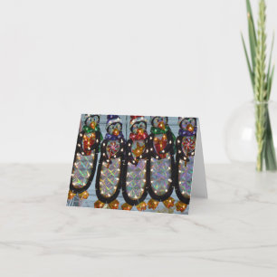Xmas Penguins Holiday Card
