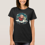 Xmas Pig Santa on Christmas Pig 1 T-Shirt<br><div class="desc">Xmas Pig Santa on Christmas Pig 1</div>
