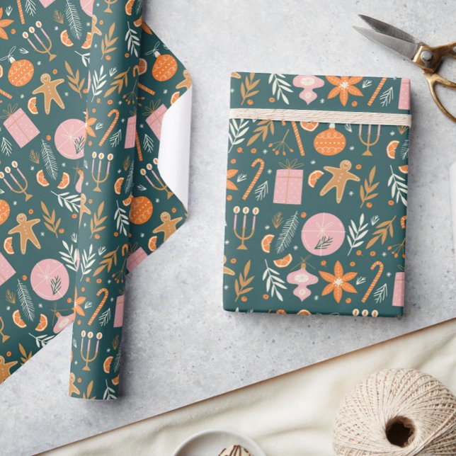 Xmas plant Holiday Noel Christmas Wrapping  Wrapping Paper (Creator Uploaded)