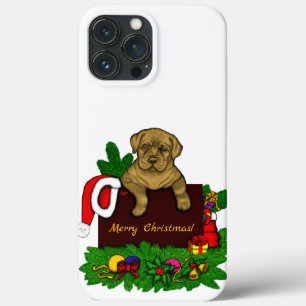 XMas Puppy iPhone 13 Pro Max Case