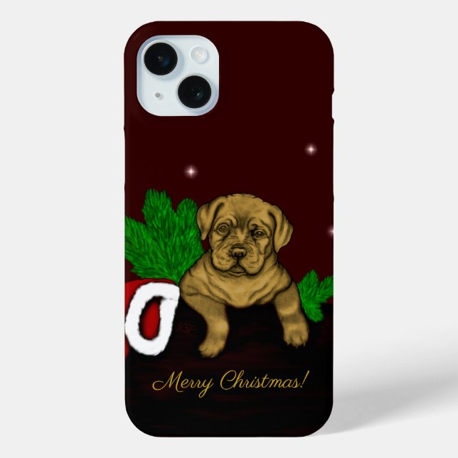 XMas Puppy Case-Mate iPhone Case (Back)