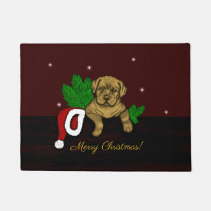 XMas Puppy Doormat