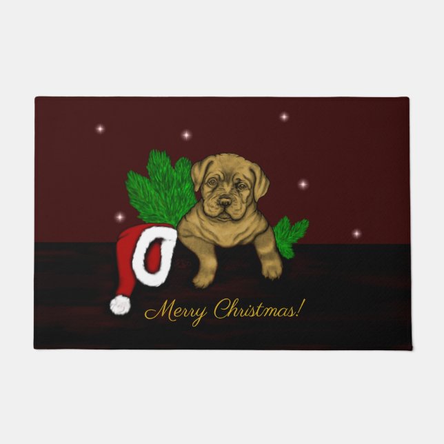 XMas Puppy Doormat (Front)