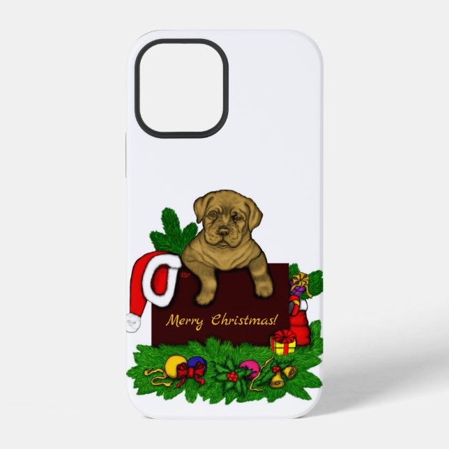 XMas Puppy iPhone Case (Back)