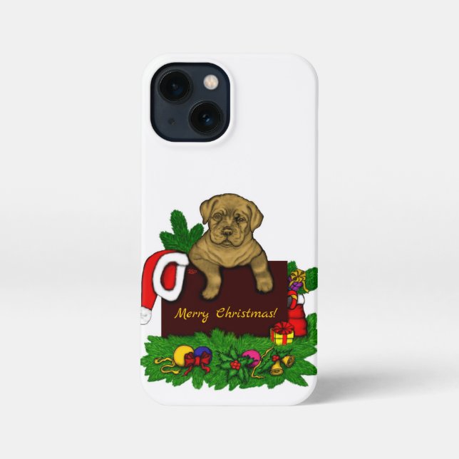 XMas Puppy iPhone Case (Back)