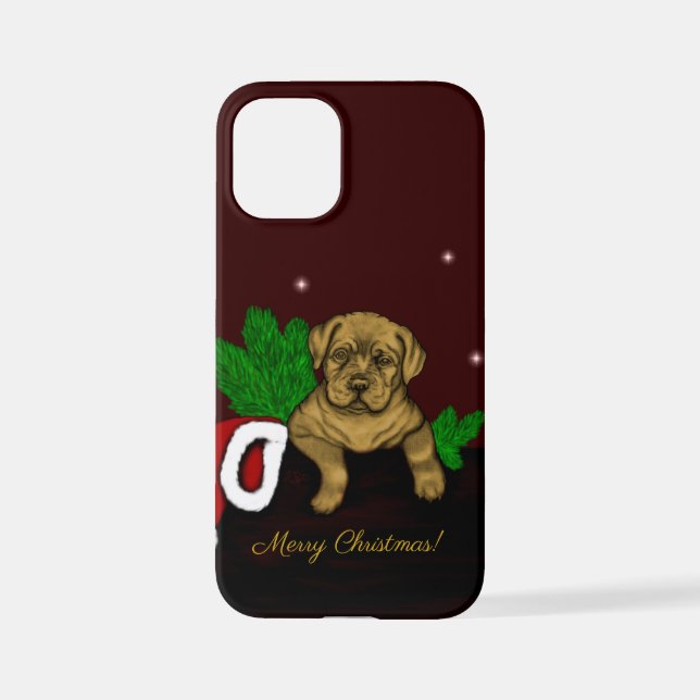 XMas Puppy iPhone Case (Back)