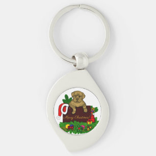 XMas Puppy Key Ring