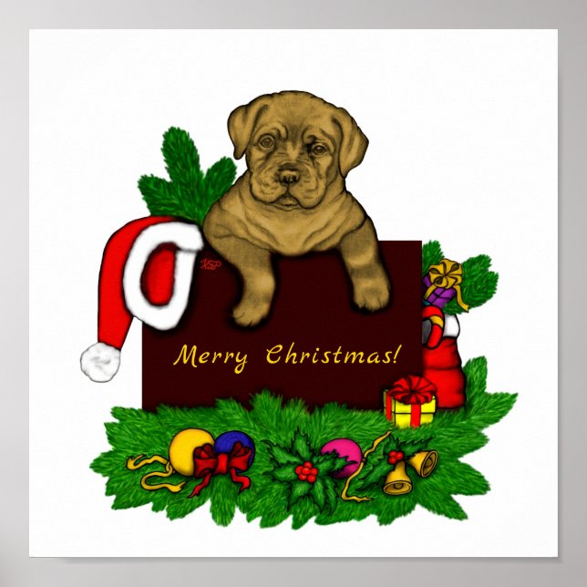 XMas Puppy Poster (Front)