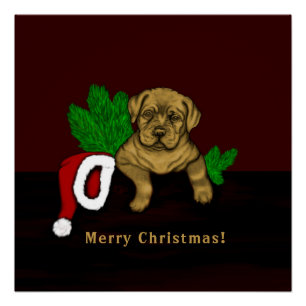 XMas Puppy Poster