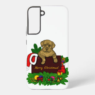 XMas Puppy Samsung Galaxy Case