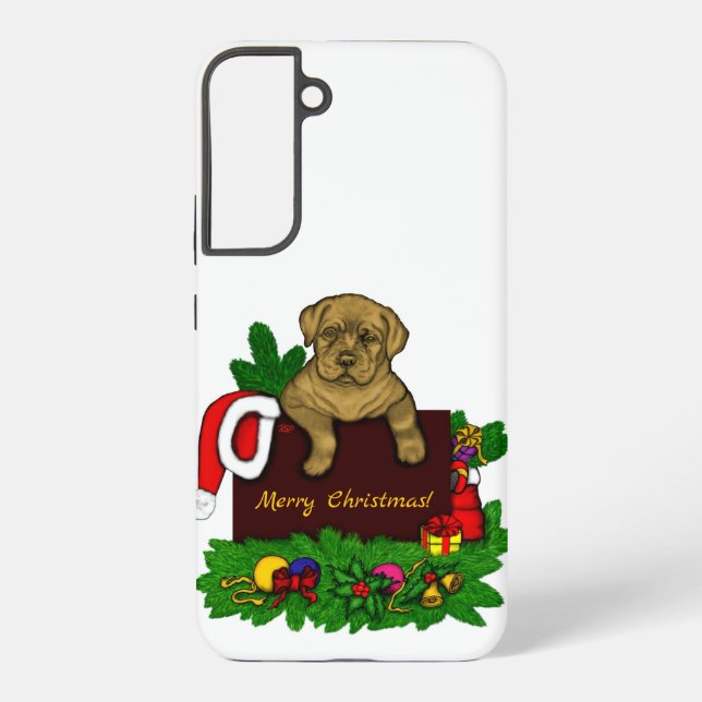 XMas Puppy Samsung Galaxy S22+ Case (Back)