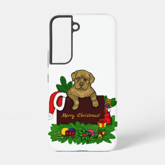 XMas Puppy Samsung Galaxy S22 Case (Back)