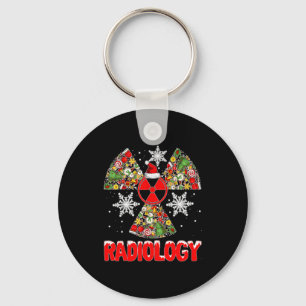 Xmas Radiology Christmas Radiologist Xray Tech Cut Key Ring