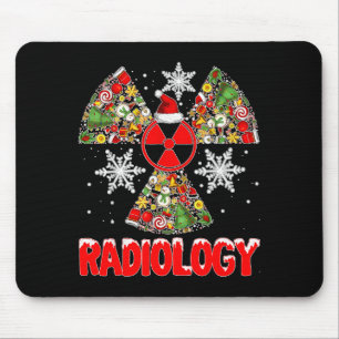 Xmas Radiology Christmas Radiologist Xray Tech Cut Mouse Mat