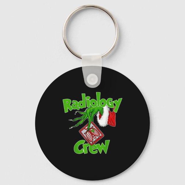 Xmas Radiology Christmas Radiologist Xray Tech Fun Key Ring (Front)