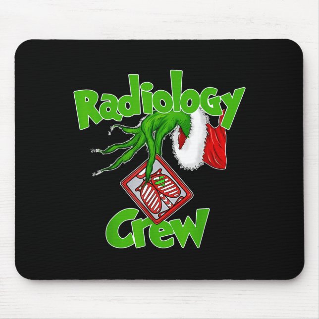 Xmas Radiology Christmas Radiologist Xray Tech Fun Mouse Mat (Front)