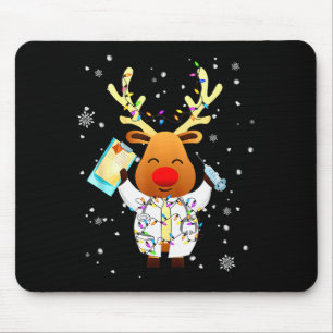 Xmas Reindeer Doctor Reindeer Lover Funny Christma Mouse Mat