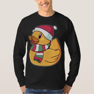 Xmas Rubber Ducky Duckie Duck Christmas Gift Cute T-Shirt