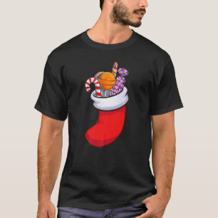 Xmas Santa claus shoe Candy Cane sweet lollipop Ch T-Shirt