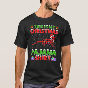 Xmas Santa Hat This Is My Bearded Dragon Christmas T-Shirt