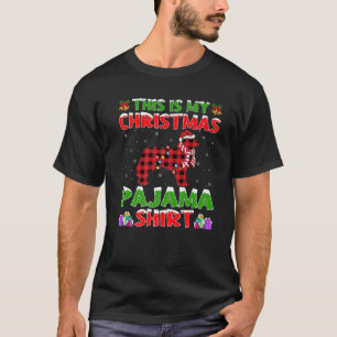 Xmas Santa This Is My Leonberger Dog Christmas Paj T-Shirt