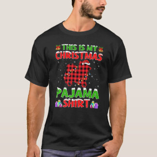 Xmas Santa This Is My Papillon Christmas Pajama T-Shirt