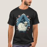 Xmas Sheep Santa on Christmas Sheep T-Shirt<br><div class="desc">Xmas Sheep Santa on Christmas Sheep</div>
