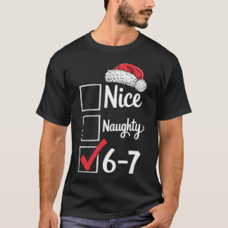 XMAS Shirt – Nice Naughty 6–7