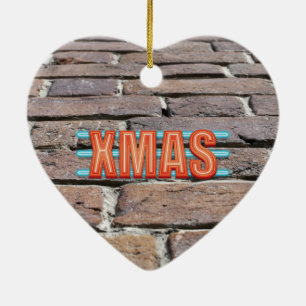 XMAS Sign Ceramic Tree Decoration