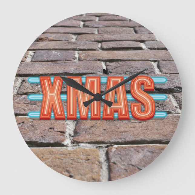 XMAS Sign Large Clock (Front)
