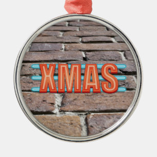 XMAS Sign Metal Tree Decoration