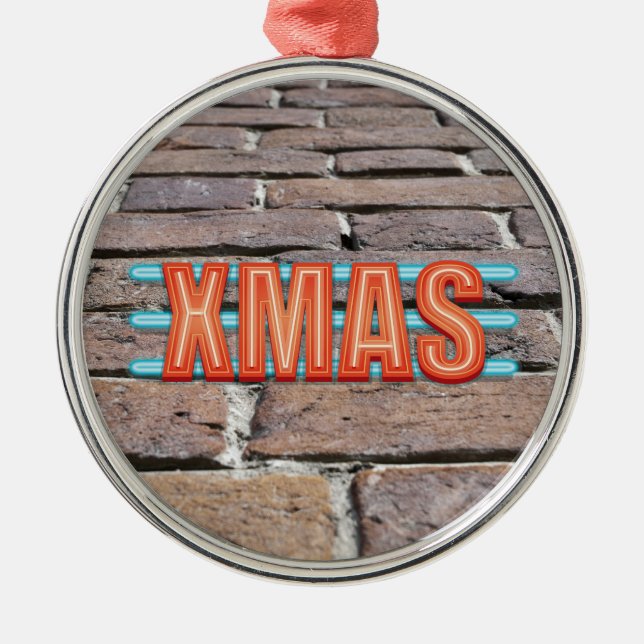 XMAS Sign Metal Tree Decoration (Front)