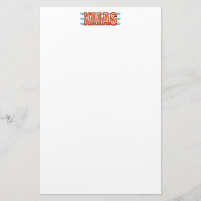 XMAS Sign Stationery (Front)
