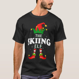 Xmas Skiing Elf Family Matching Christmas Pajama T-Shirt