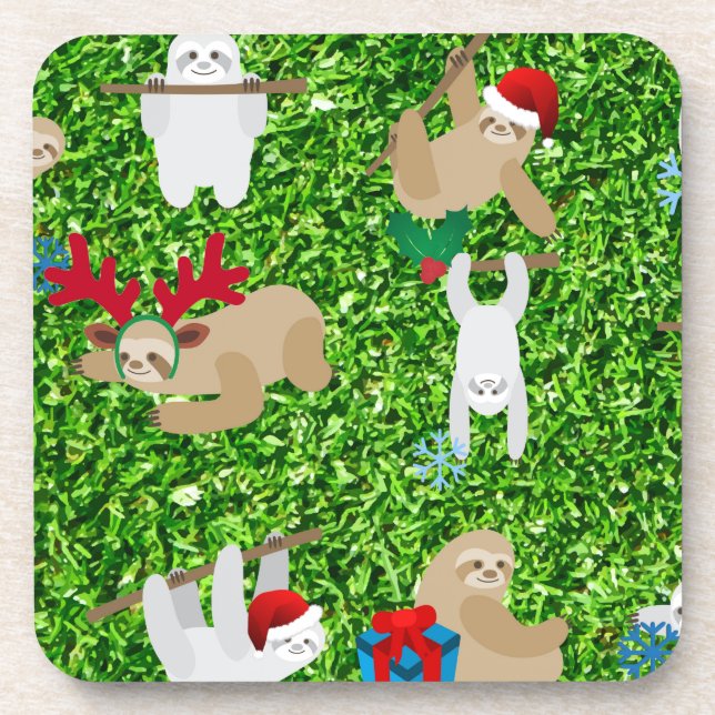 xmas sloth coaster (Front)