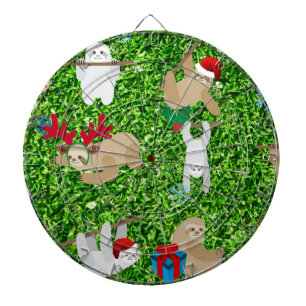 xmas sloth dartboard