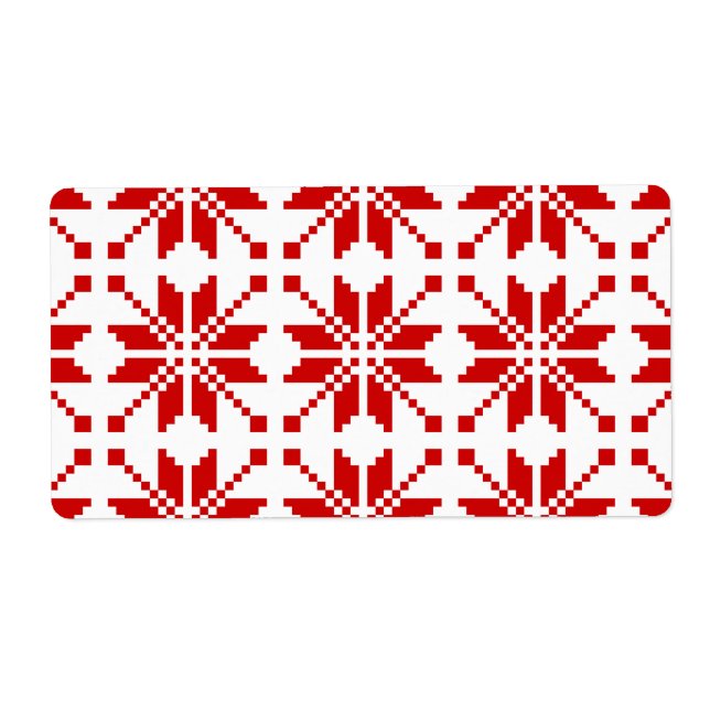 Xmas Snowflake Christmas Pattern (Front)