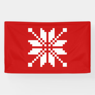 Xmas Snowflake Christmas Pattern Banner