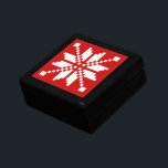 Xmas Snowflake Christmas Pattern Gift Box<br><div class="desc">Funny Snowflake Nordic Knitted / Knitting Jacquard Christmas Snow Pattern.

Globe Trotters specialises in idiosyncratic imagery from around the globe. Here you will find unique Greeting Cards,  Postcards,  Posters,  Mousepads and more.</div>