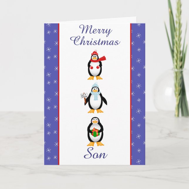 Xmas Son greeting card (Front)