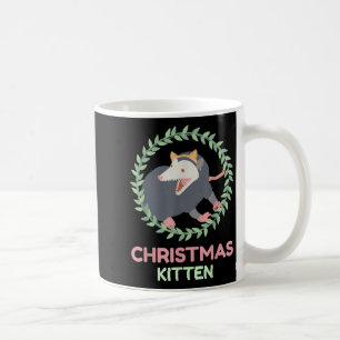 Xmas Ssum Kitten - Creepy Cute Pastel Goth Christm Coffee Mug
